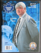 Load image into Gallery viewer, 2000 ACC NHL Playoff Program Curtis Joseph Autographed Cover Leafs Rangers VTG
