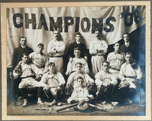Load image into Gallery viewer, 1906 Large Baseball Cabinet Photo Senior League Champions Halifax St. Patrick&#39;s
