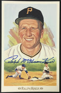 Ralph Kiner Autographed Signed Perez-Steele Post Card Baseball HOFER Pittsburgh