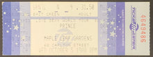 Load image into Gallery viewer, 1988 Prince Full Unused Concert Ticket Maple Leaf Gardens Love Sexy World Tour
