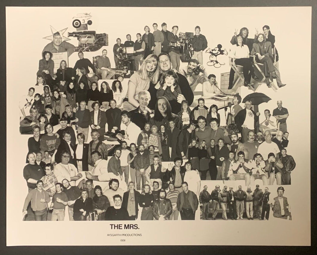 1991 The Mrs. Movie Photo Collage Goldie Hawn + Cast + Vintage Publicity Picture