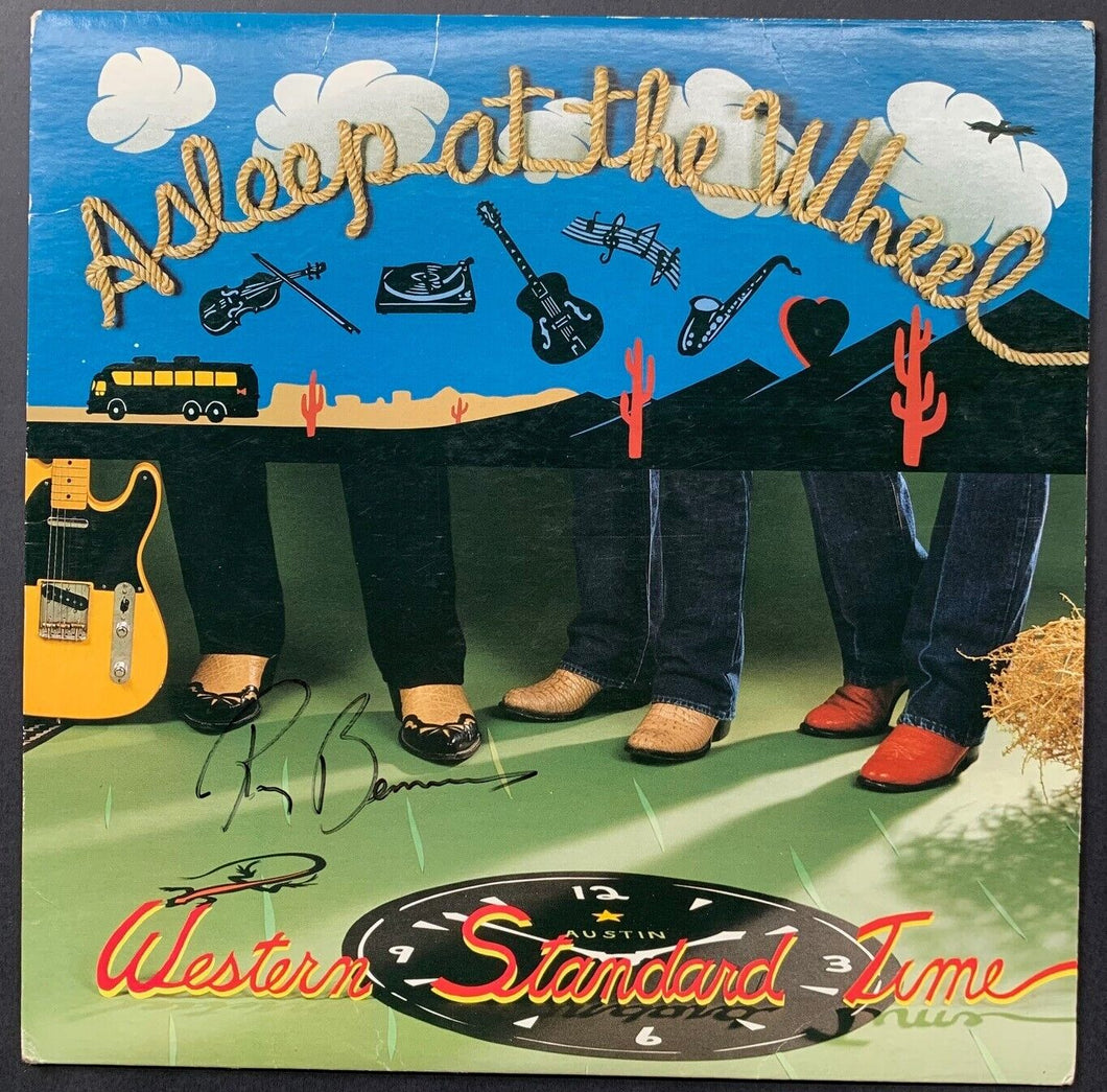 1988 Asleep At The Wheel Western Standard Time Record Album Signed Ray Benson