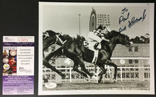 Load image into Gallery viewer, Willie Shoemaker Autographed 8 x 10 Vintage Horse Racing JSA Authenticated
