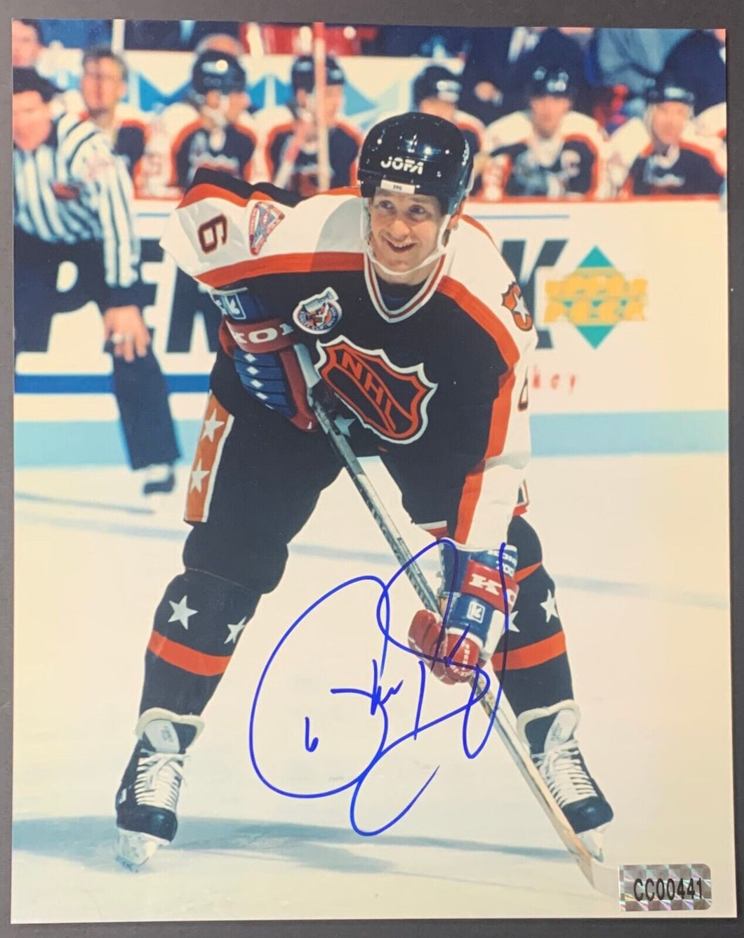 Phil Housley Autographed 1993-94 NHL All-Star Game Hockey Photo Signed