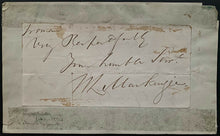 Load image into Gallery viewer, William Lyon Mackenzie Autograph Cut Signed Canadian Journalist + Politician
