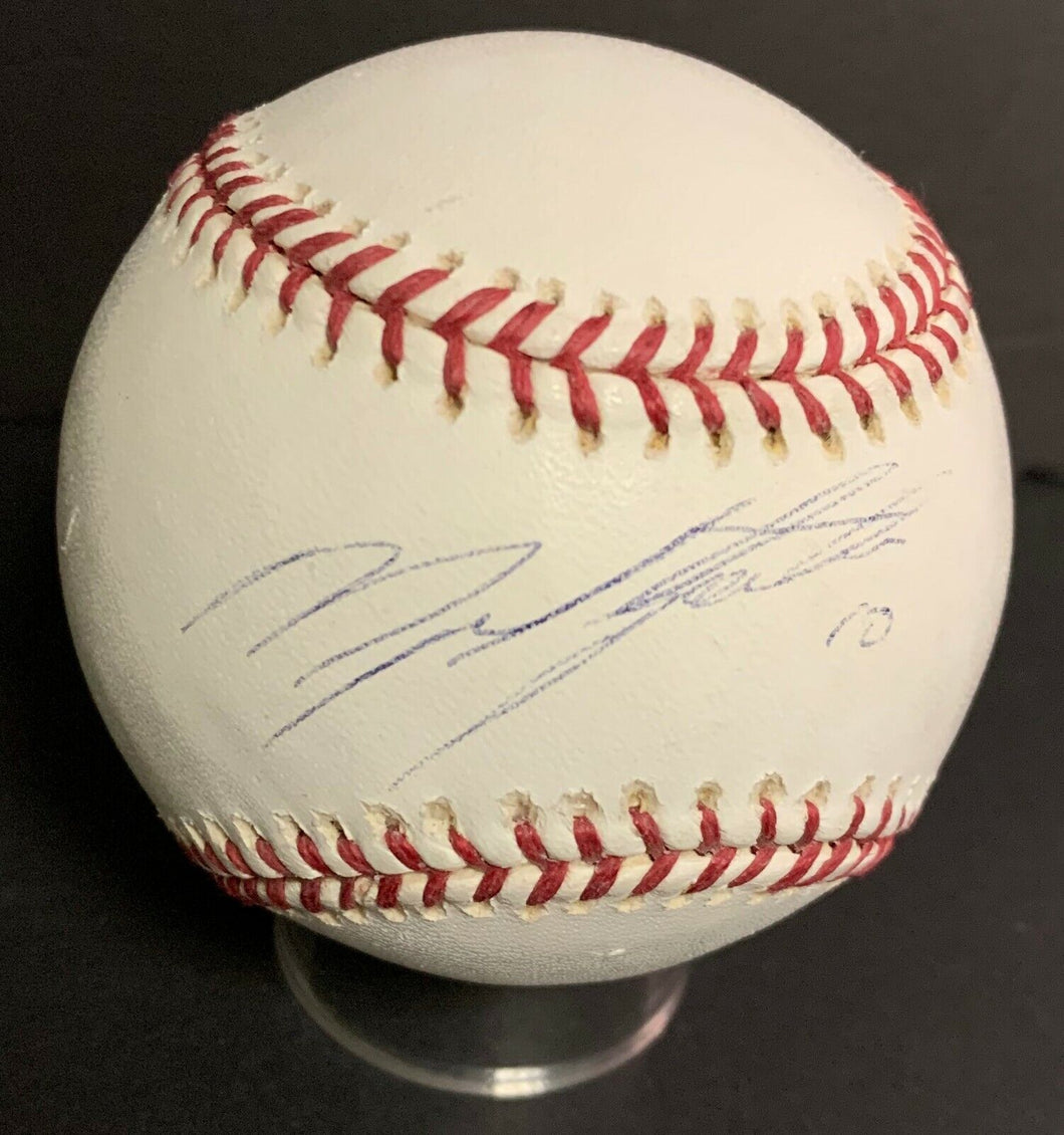 Miguel Tejada Signed Autographed Rawlings Baseball Oakland Athletics JSA MLB