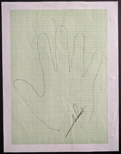 Load image into Gallery viewer, Mario Andretti Autographed Traced Hand Print Signed Page Italian American Racing
