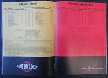 Load image into Gallery viewer, 1999 Air Canada Centre NBA Program Toronto Raptors vs Miami Heat Tracy McGrady
