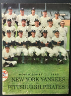 1960 World Series Baseball Program New York Yankees Pittsburgh Pirates Game 4