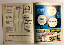 Load image into Gallery viewer, 1966 Detroit Olympia Hockey Program Game 6 Stanley Cup Hull Autographed Cover
