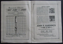 Load image into Gallery viewer, 1925 Chicago Coliseum Twelfth 6 Day Bike Race Program Fred &amp; Willie Spencer
