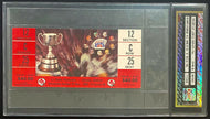 1985 CFL Grey Cup Full Ticket Graded EX-EM 6 Olympic Stadium Tiger-Cats BC Lions