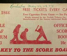 Load image into Gallery viewer, 1933 Maple Leaf Stadium Baseball International League Team v Rochester Red Wings
