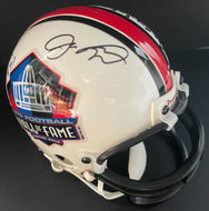 Joe Montana Lee Roy Selmon Y.A. Tittle Autographed Signed Mini Helmet NFL JSA