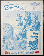 Load image into Gallery viewer, 1979 Atlanta Braves Spring Training Multi Signed x7 Autographed Program MLB

