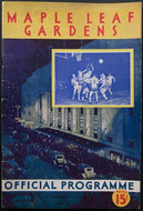 1946 Toronto Huskies 3rd Game Program Maple Leafs Gardens VTG Basketball NBA