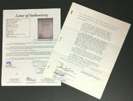 Steve McQueen Signed Contract Vtg Rare Authentic Autograph Solar Productions JSA