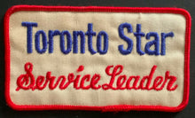 Load image into Gallery viewer, 1960's Toronto Star Newspaper Carrier's Patch Service Leader Crest Vintage
