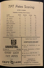 Load image into Gallery viewer, 1969 OHA Peterborough Program Petes vs Kitchener Rangers Hockey Vintage
