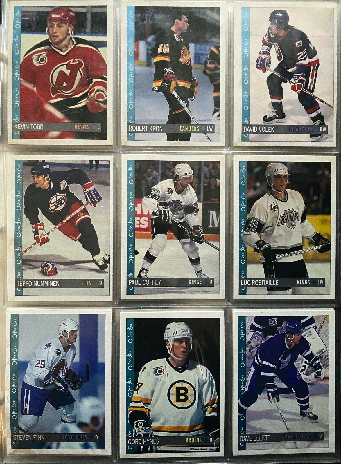 1991-92 O-PEE-CHEE Premier Hockey Wayne Gretzky Los Angeles