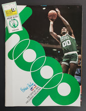 Load image into Gallery viewer, 1983 Boston Garden NBA Program Chicago Bulls vs Celtics + Basketball Ticket Stub
