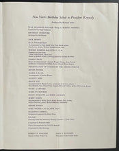 Load image into Gallery viewer, President John F. Kennedy Birthday Celebration Program Madison Square Garden LOA
