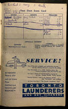 Load image into Gallery viewer, 1952 NHL Hockey Vintage Program Toronto Maple Leafs vs Montreal Canadiens MLG
