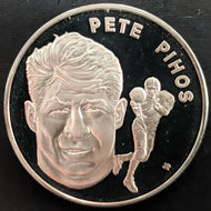 1972 Pete Pihos Pro Football Hall Of Fame Medal Franklin Mint 1 Troy Oz NFL