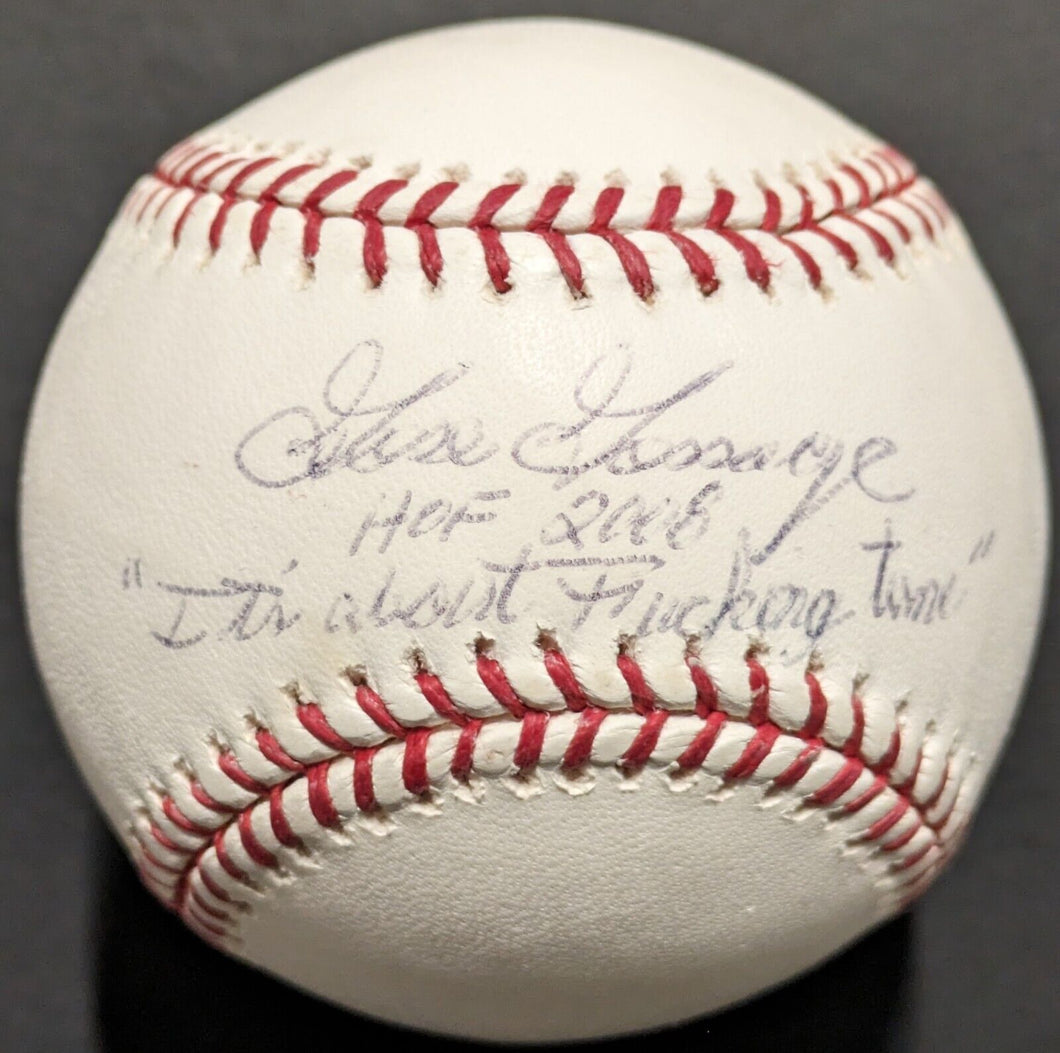 2008 Goose Gossage Autographed Inscribed HOF Baseball Signed NYY MLB JSA COA