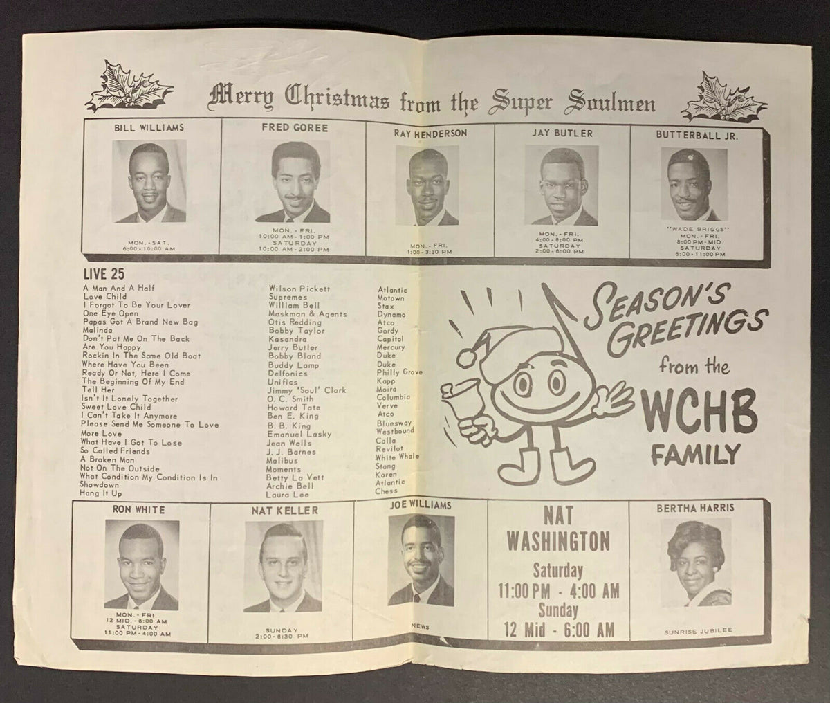1969 WCHB Chart Radio Survey Michigan Music Super Soul News Motown Mar ...