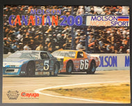 1984 Molson 200 Stock Car Race Program Cayuga Speedway Drivers Dick Trickle +