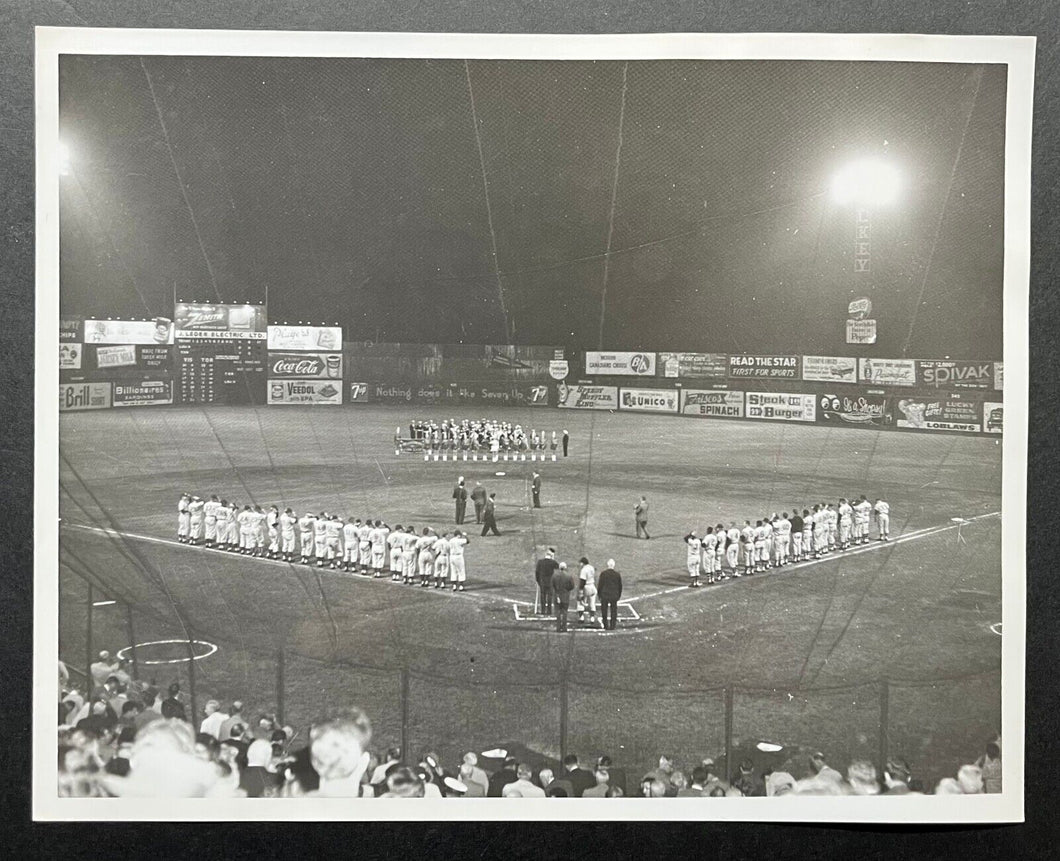 1950's International League Playoff Baseball Game Photo Maple Leaf Stadium
