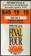 Load image into Gallery viewer, 1993 NCAA Final Four Semi Finals Championship Ticket Michigan vs Kentucky
