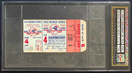 1952 World Series Game 4 Ticket Yankee Stadium New York v Brooklyn Dodgers icert