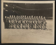 Vintage Type 1 B&W New York Rovers Team Photo EHL Hockey Sports Murdo Mackay