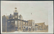 c1900 Postcard Mitchell Ontario Main St Howie Morenz Birthplace Hockey Vintage