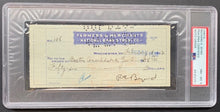 Load image into Gallery viewer, 1932 Admiral Richard E. Byrd Signed Check / Cheque Autographed PSA Auto 8
