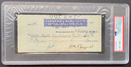 1932 Admiral Richard E. Byrd Signed Check / Cheque Autographed PSA Auto 8