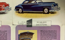 Load image into Gallery viewer, 1946 Chrysler Automobile Classic Car 8 Page Brochure Vintage Old Advertising
