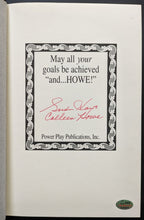 Load image into Gallery viewer, 1995 Gordie Howe Autographed "And Howe" Hardcover Book Signed NHL Red Wings COA
