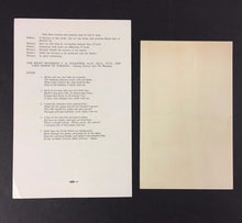 Load image into Gallery viewer, 1962 Donald Summerville Toronto Mayor Signed Letter to Harold Ballard + Program
