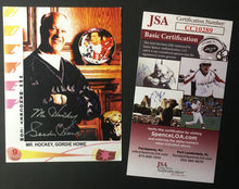 Load image into Gallery viewer, Gordie Howe Signed Photo Detroit Red Wings NHL Mr Hockey Autographed JSA
