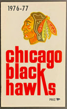 Load image into Gallery viewer, 1976-77 Chicago Blackhawks NHL Hockey Media Guide Fact Book Bobby Orr 1st Season
