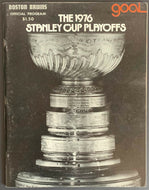 1976 Boston Garden Stanley Cup Playoff Program Game 2 Quarter Final Bruins Kings