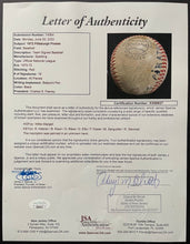 Load image into Gallery viewer, 1972 Pittsburgh Pirates Team Autographed Spalding Baseball Doc Ellis JSA LOA
