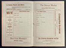 Load image into Gallery viewer, Very Rare 1900 Dawson Hockey League Vintage Two Game Program Full Lineups Vtg
