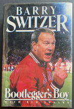 Load image into Gallery viewer, 1990 Barry Switzer Bootlegger&#39;s Boy Signed Hardcover Book Football NCAA Vintage
