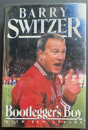 1990 Barry Switzer Bootlegger's Boy Signed Hardcover Book Football NCAA Vintage