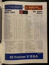Load image into Gallery viewer, 1999 NHL Hockey Program Maple Leafs Devils Steve Thomas Signed Air Canada Centre
