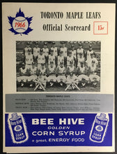 Load image into Gallery viewer, 1966 International League Toronto Maple Leafs Boston Red Sox Exhibition Program

